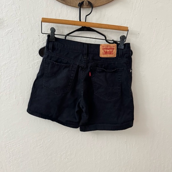 Levi’s 550 Black Relaxed Shorts Women’s High Rise Size 4 - Picture 6 of 6